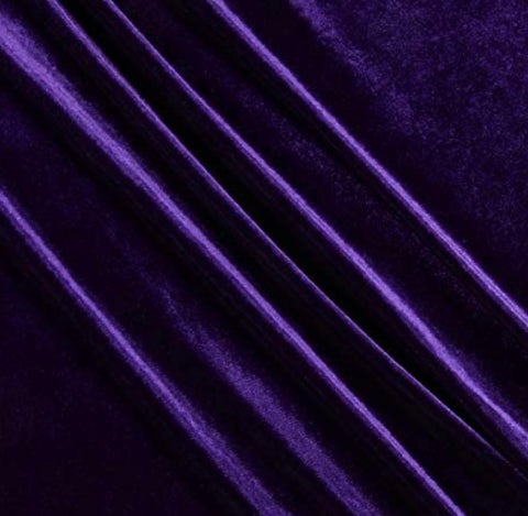 Dark purple velvet