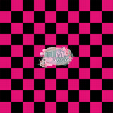Pink and black checkered